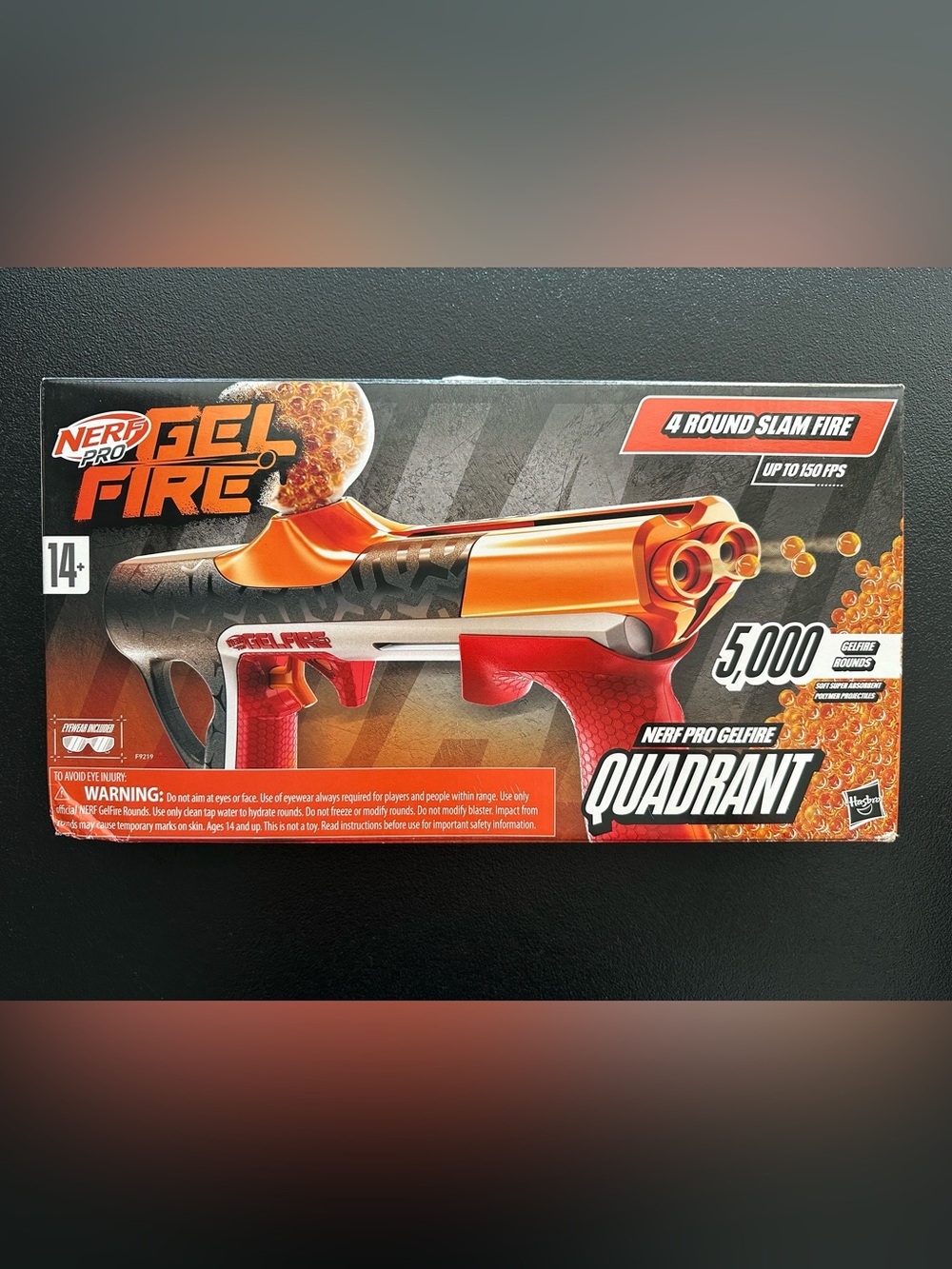Nerf Pro Gelfire Quadrant Blaster 5,000 Gel Fire Rounds